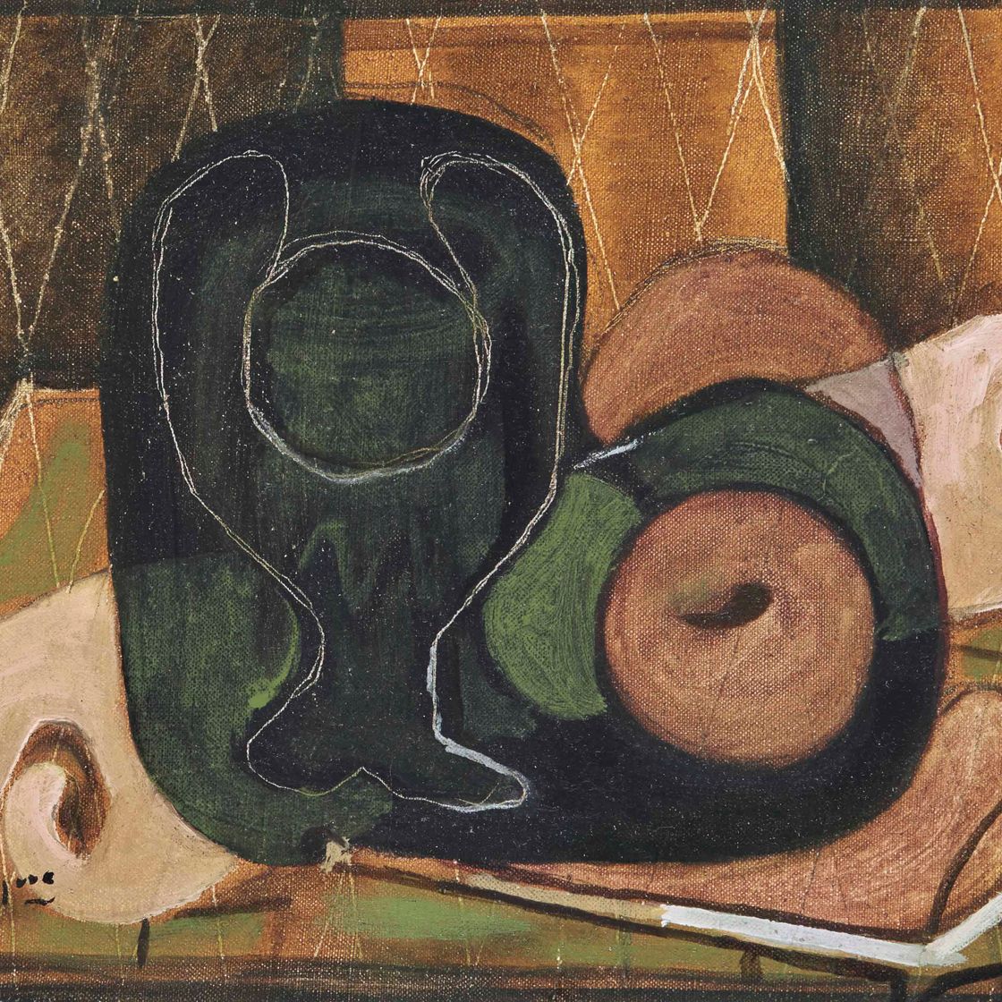 Georges Braque — Еда, помма, салфетка и трубка