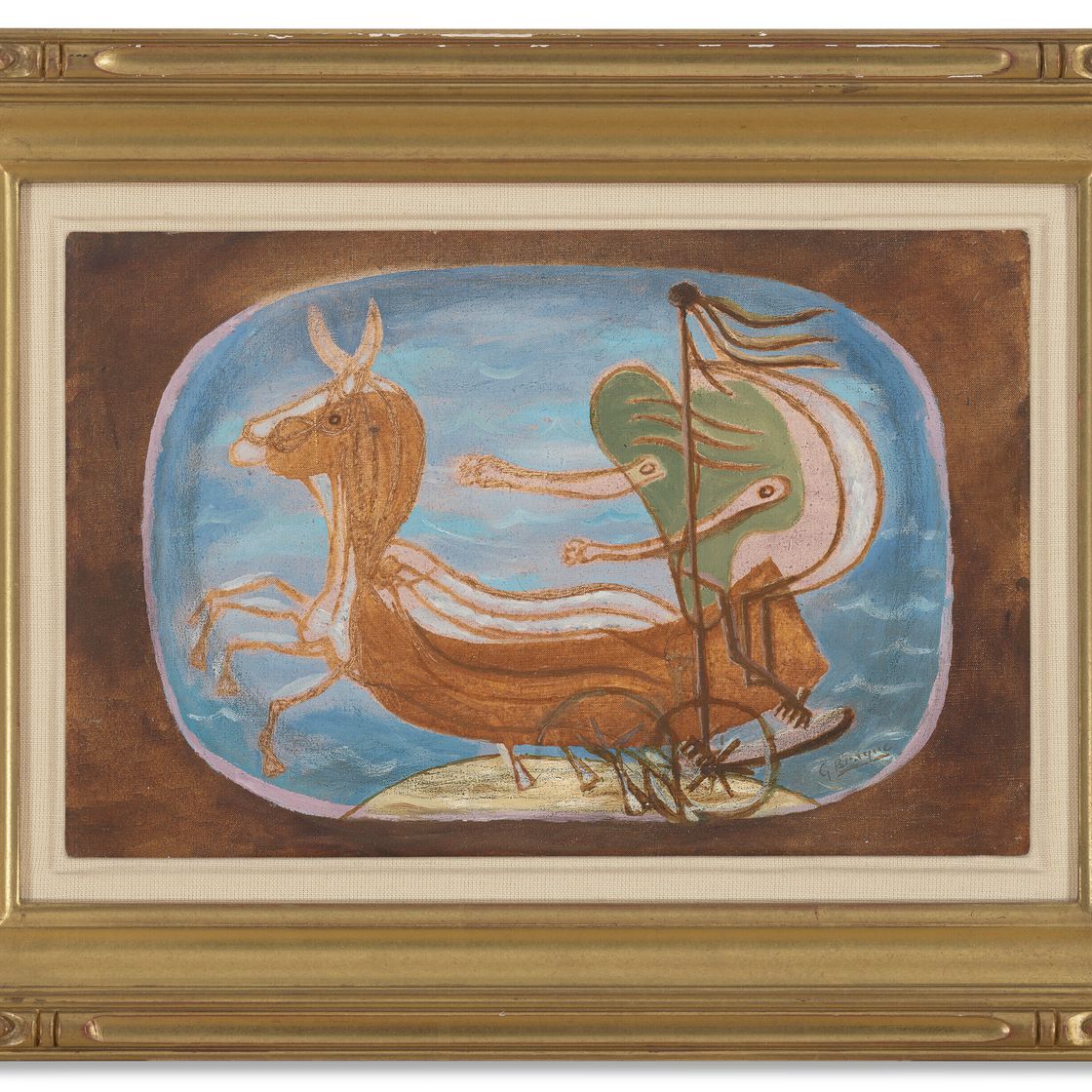 Georges Braque — Ле чар (Проводник III), изображение 2