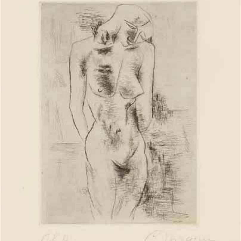Georges Braque — Этюд в стиле Ну (Валье 1)