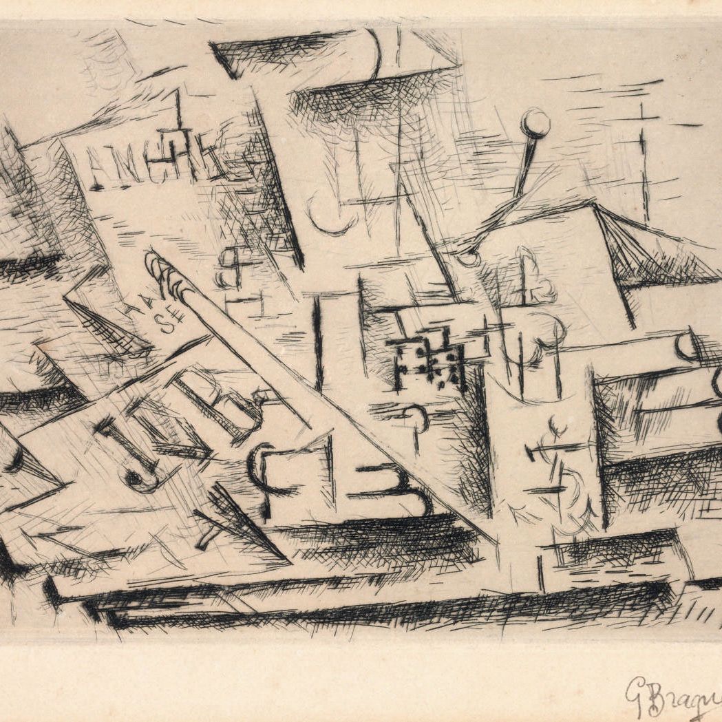 Georges Braque — Работа (Валье 5)