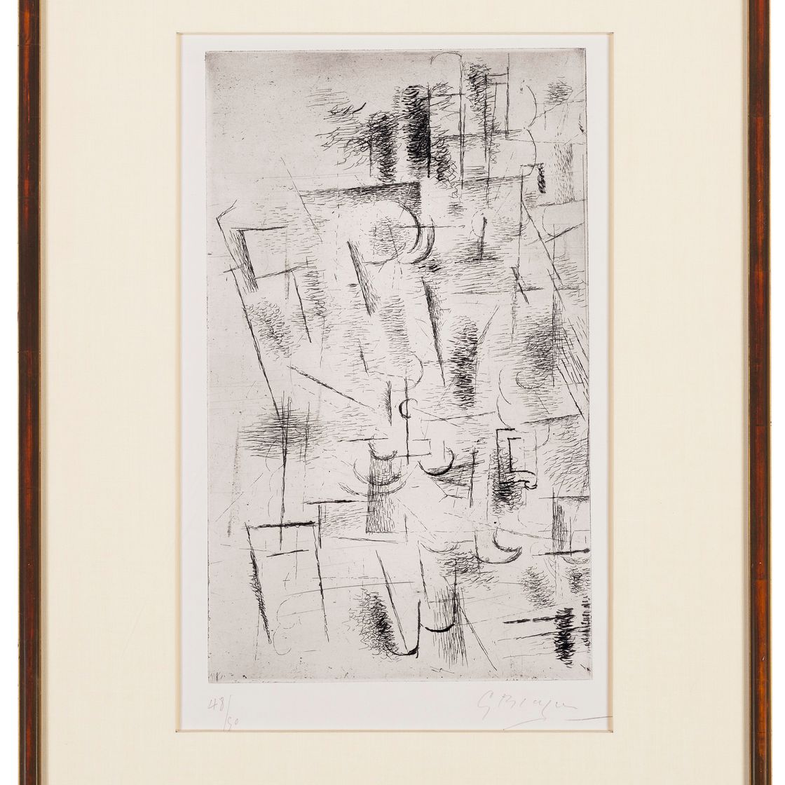 Georges Braque — Композиция (Nature morte aux verres), изображение 2