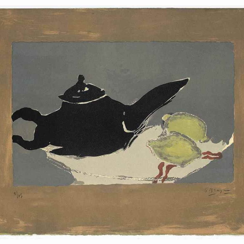 Georges Braque — Тир и цитроны (ст. 44)