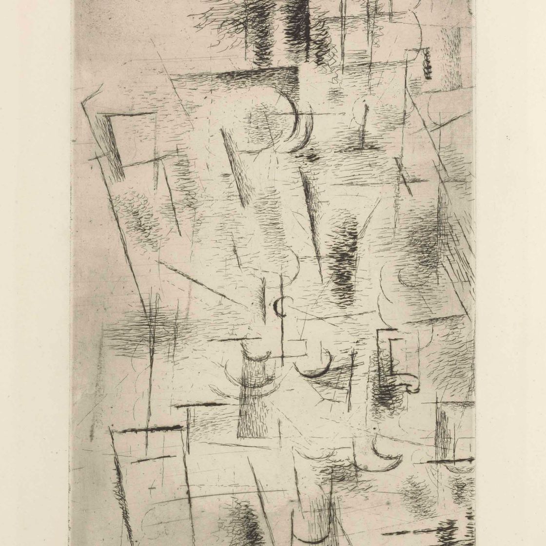 Georges Braque — Композиция (Nature morte aux verres)