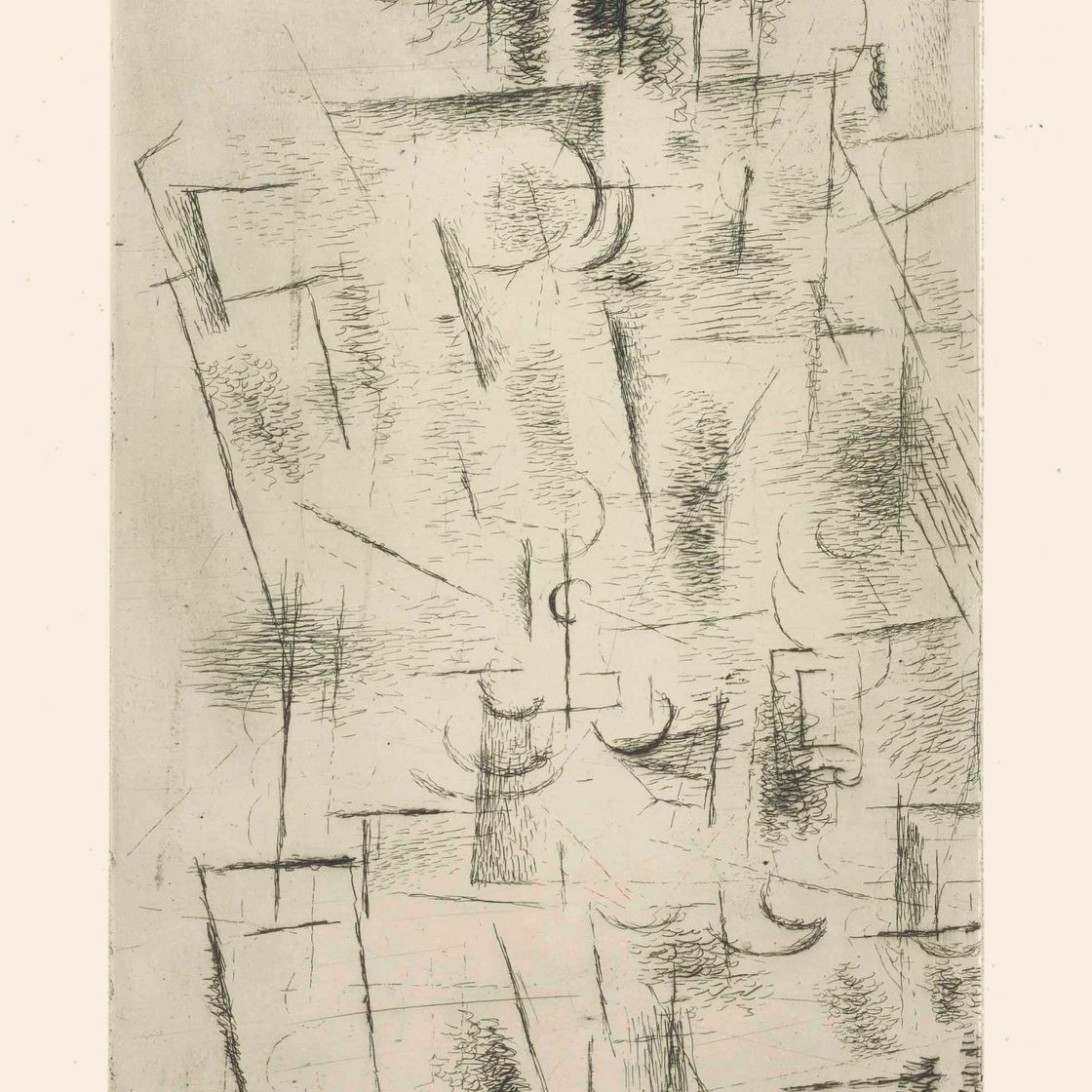 Georges Braque — Композиция (Nature morte aux verres)