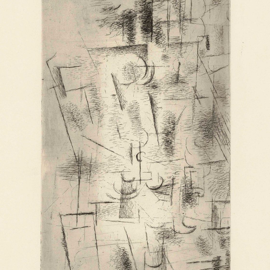 Georges Braque — Композиция (Nature Morte aux Verres)