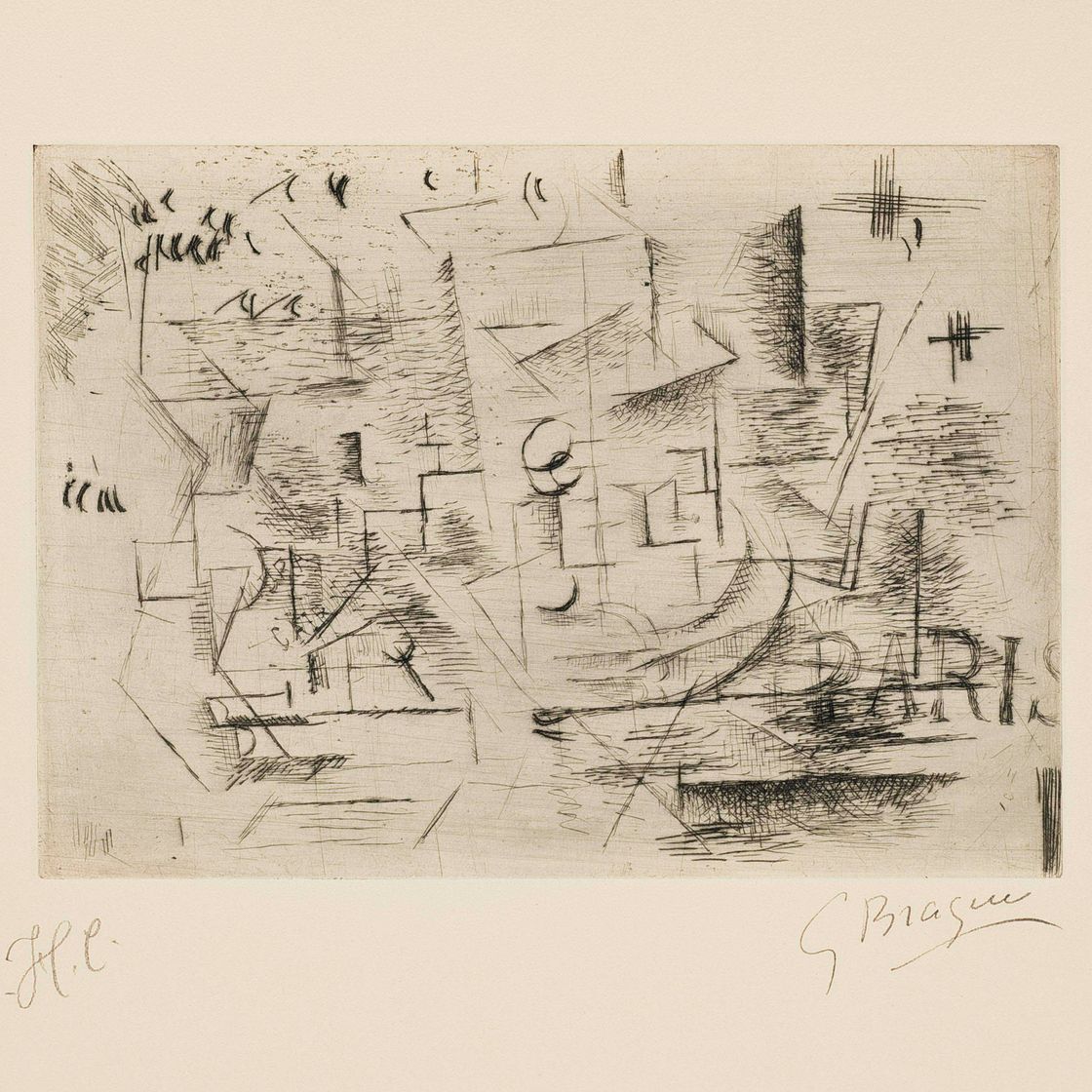 Georges Braque — Париж (Nature morte sur une Table) (Валье 3)