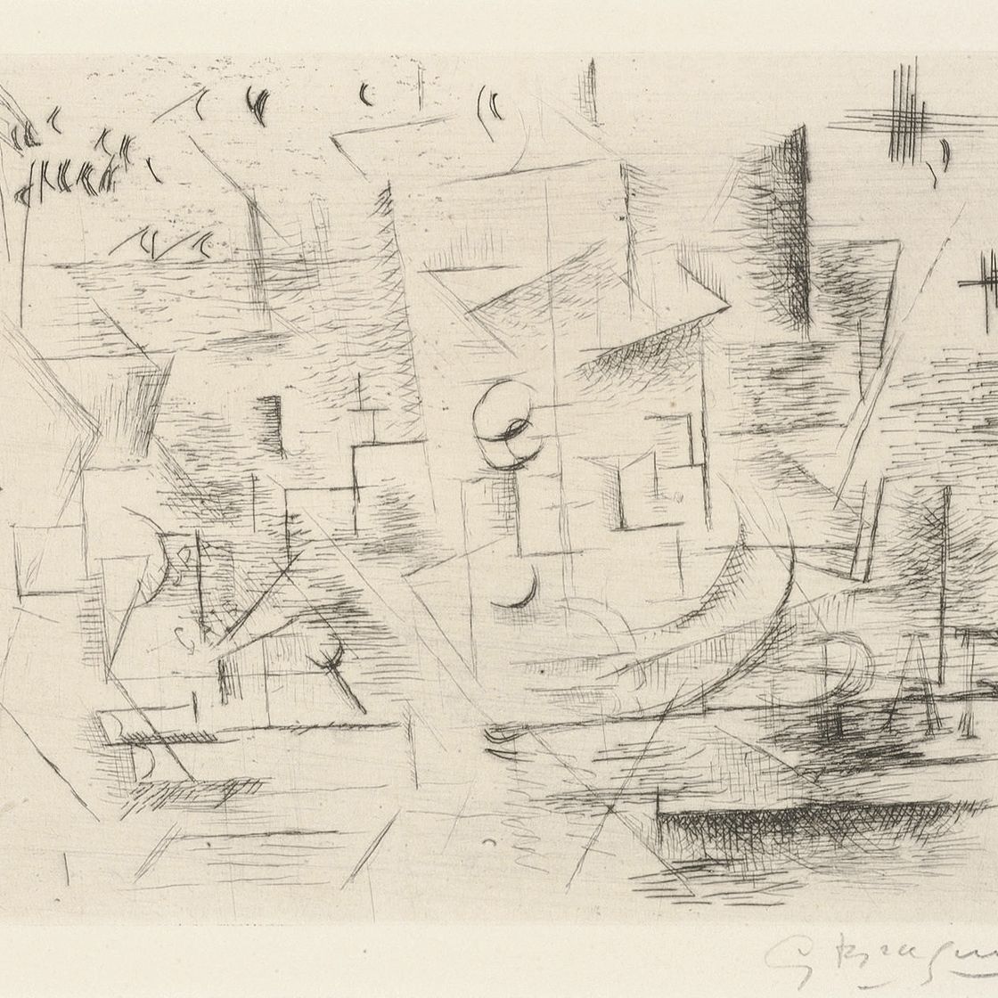 Georges Braque — Париж (Nature morte sur une Table) (версия 3)