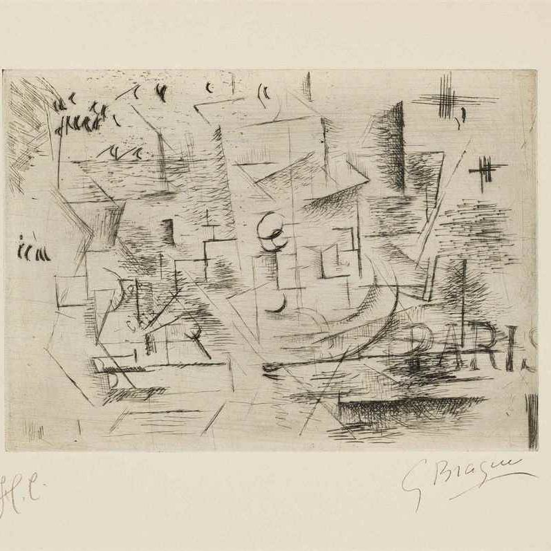 Georges Braque — Париж (Nature morte sur une Table) (версия 3)