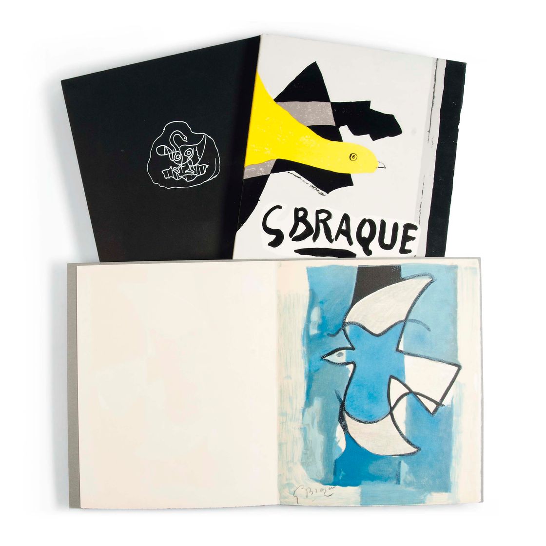 Georges Braque — Голубое и зеленое вино (Валье 174)