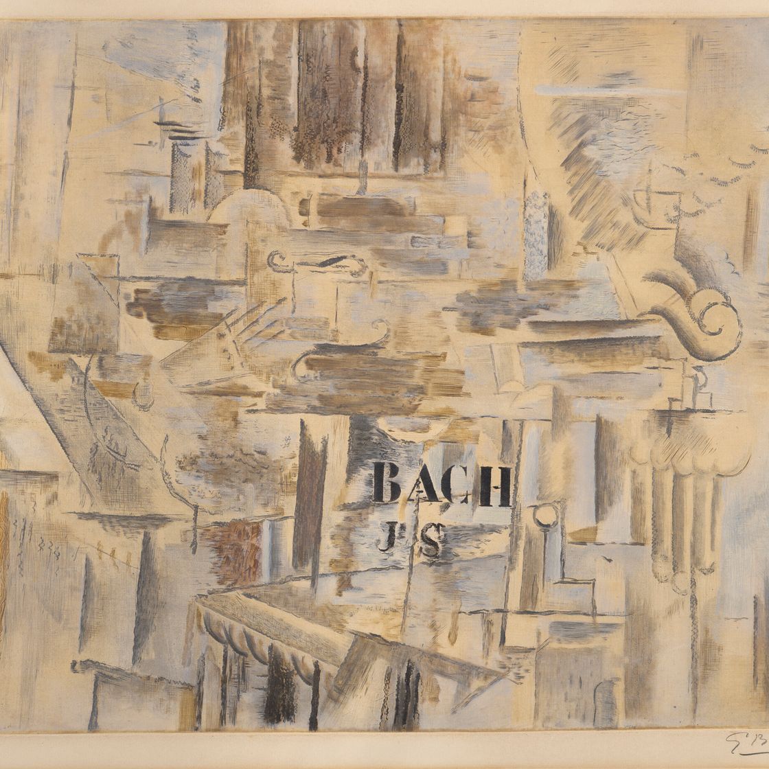 Georges Braque — Дань уважения И.С. Баху, изображение 1