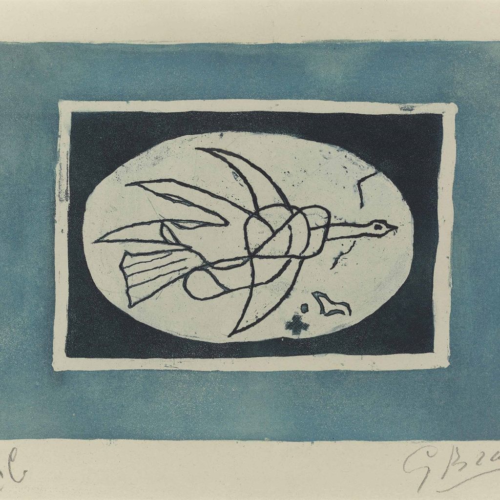 Georges Braque — Синий Уазо (Oiseau IV)