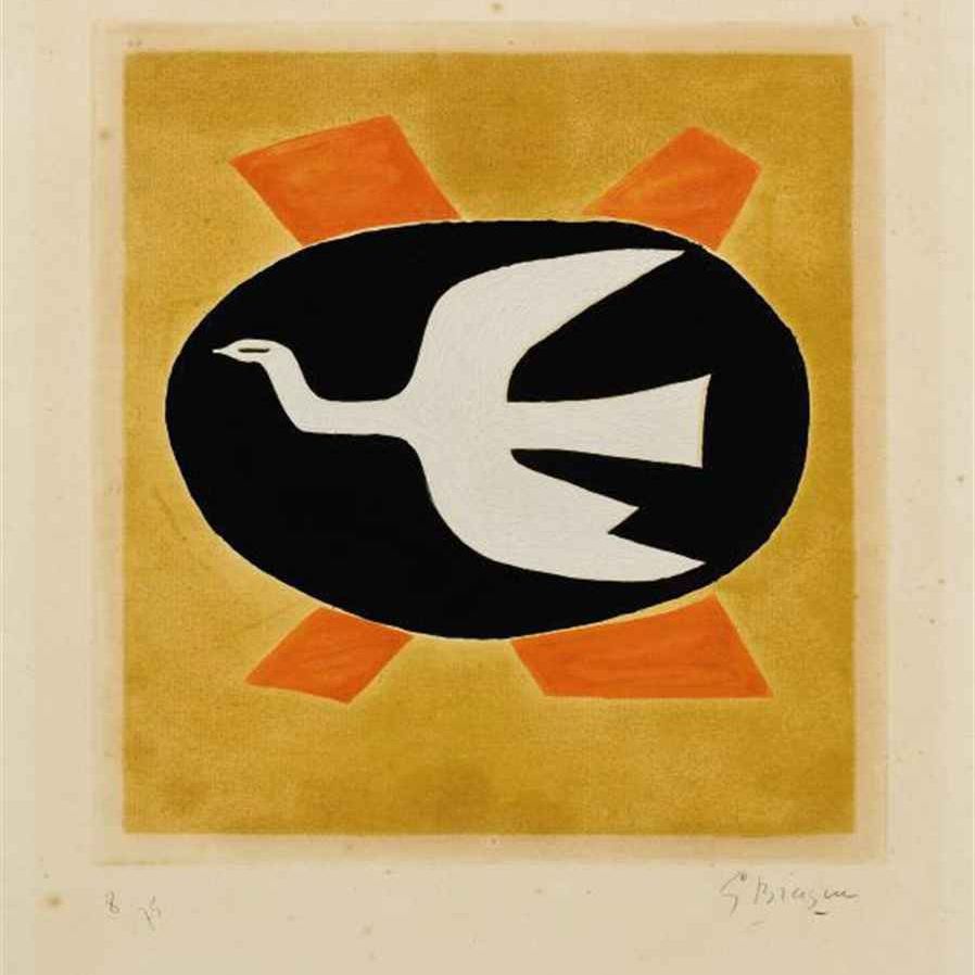 Georges Braque — Остров фе (Oiseau XIII) (Валье 121)
