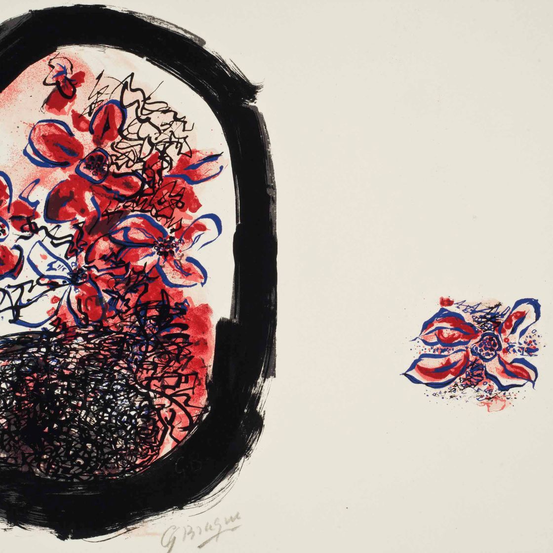 Georges Braque — Фронтиспис с литографии Брака