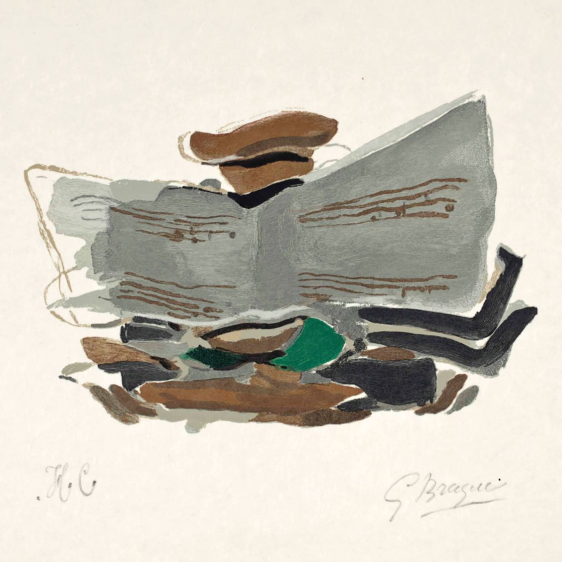Georges Braque — Это мое сердце : один отпечаток