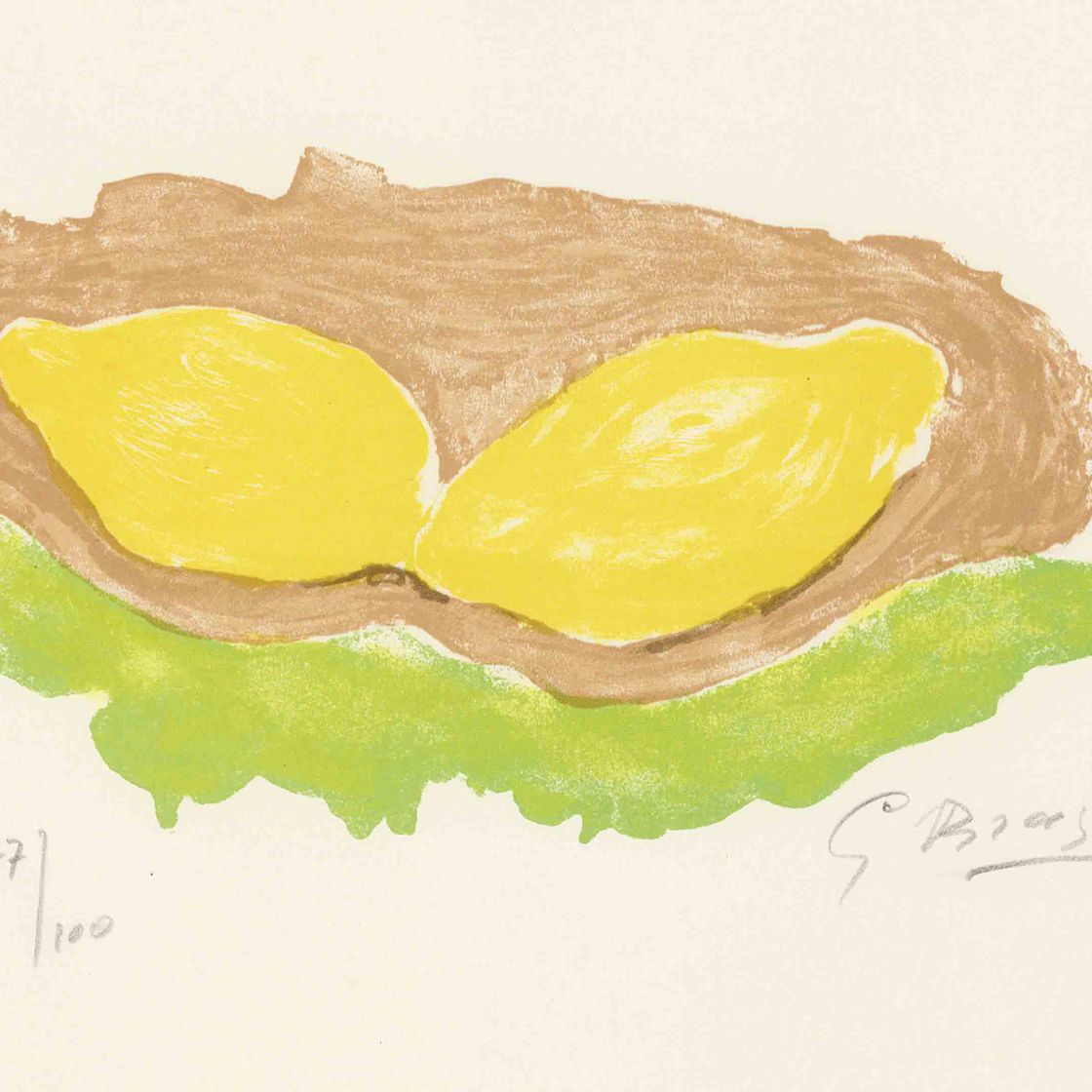 Georges Braque — Цитроны (ст. 88)