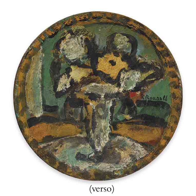 Georges Rouault — Ваза с цветами ( спереди ); Букет цветов ( сзади ), изображение 2