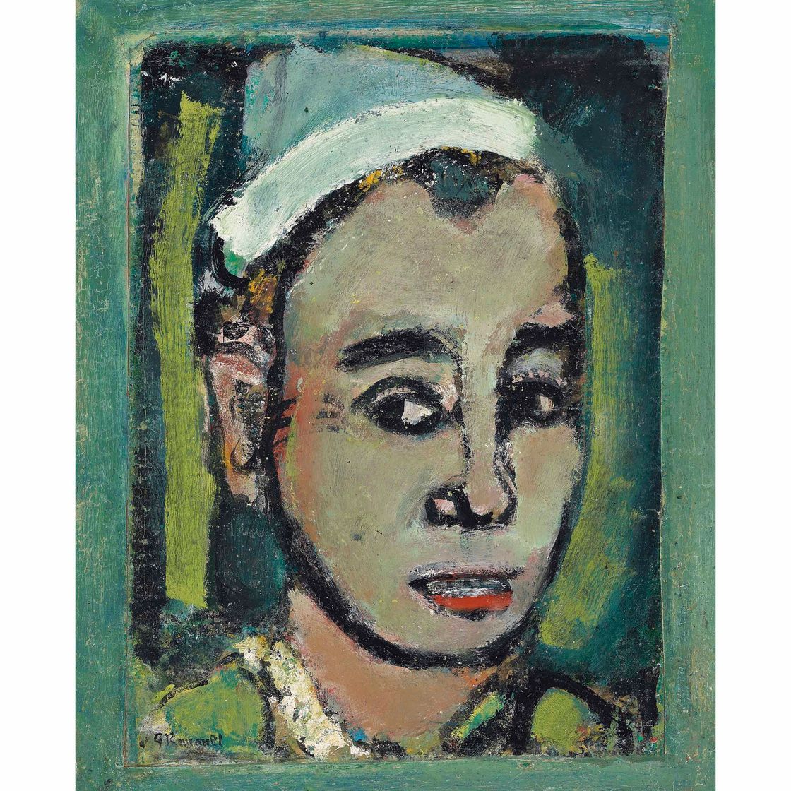 Georges Rouault — Клоун в белом колпаке