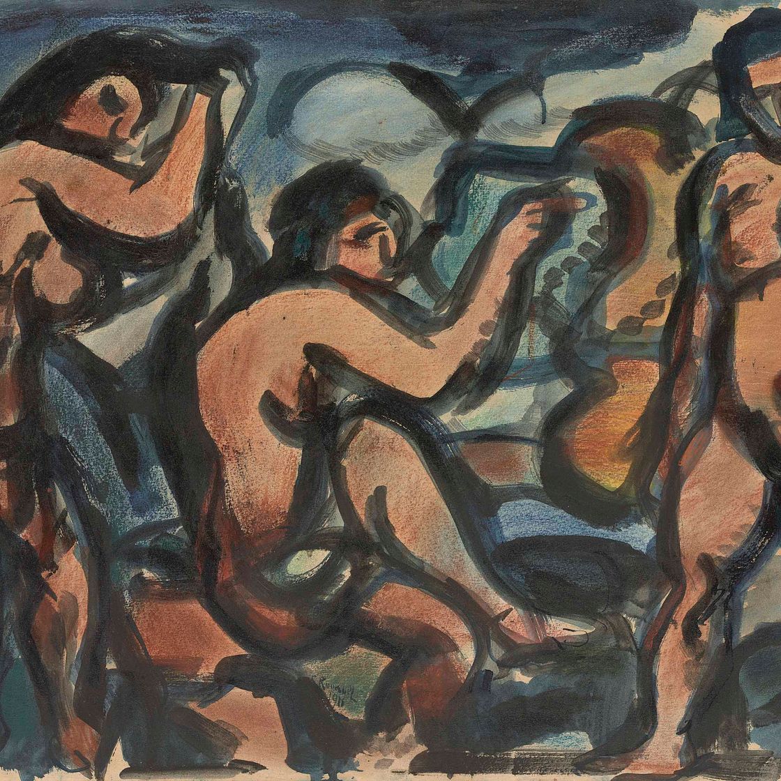 Georges Rouault — Женские нюансы, Композиция