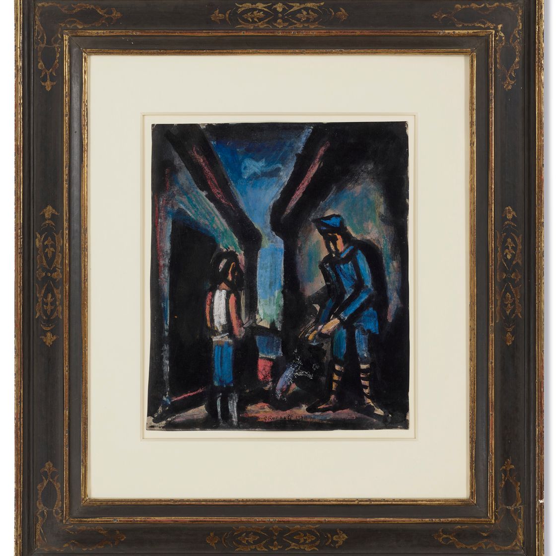 Georges Rouault — Множество запеканок, темниц с усами в большом городе, изображение 2