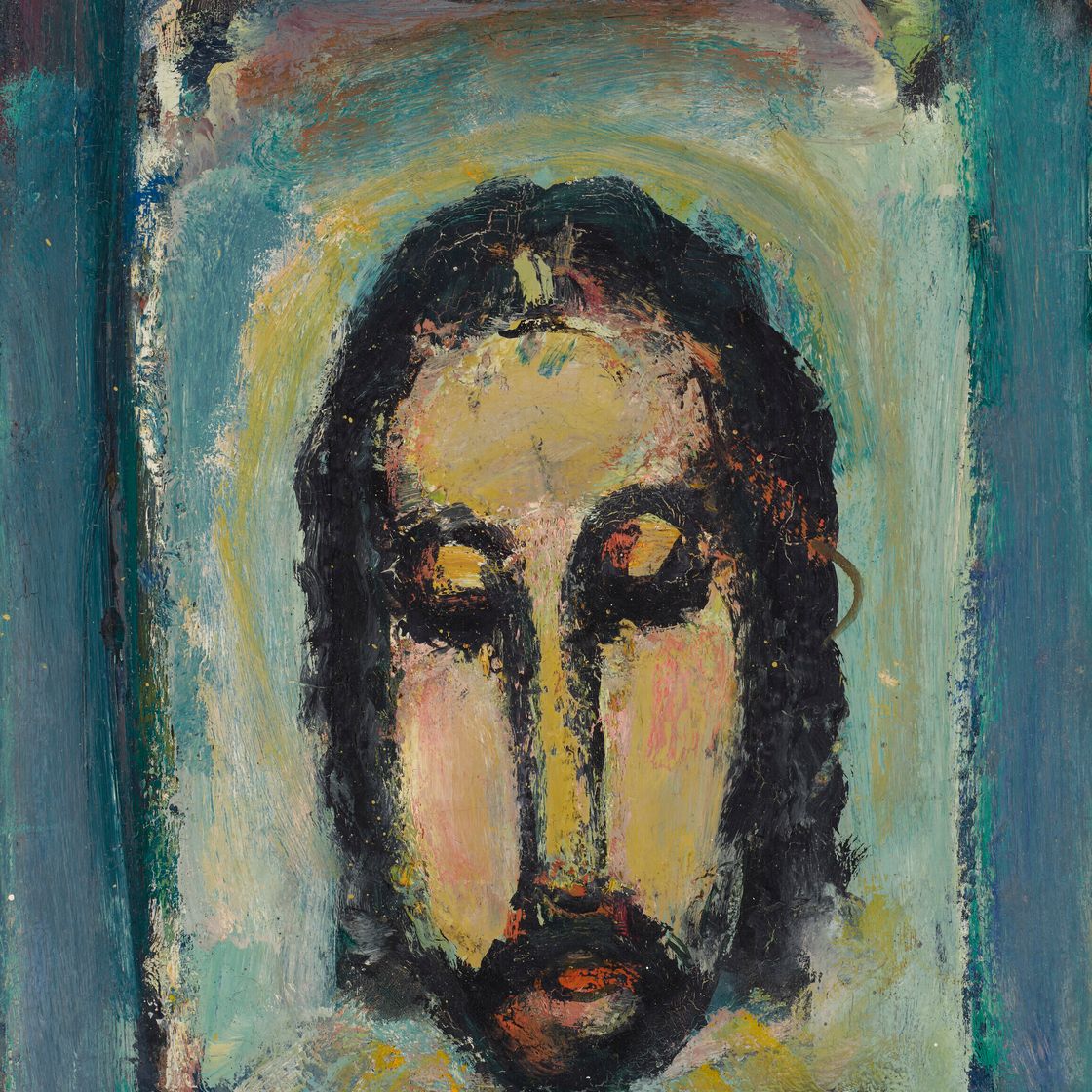Georges Rouault — Лик Святого, австралийский "Святой Суэр", изображение 1