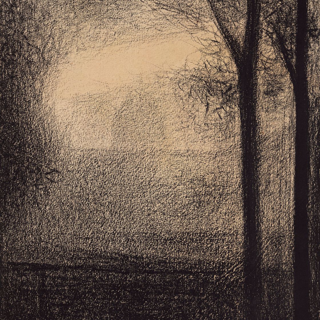 Georges Seurat — Отель инвалидов, улица у парапета Сены, изображение 1