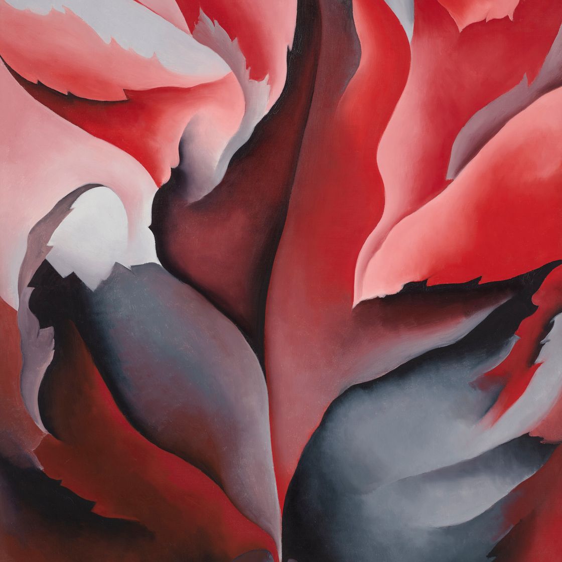 Georgia O’Keeffe — Красный клен на озере Джордж, изображение 1