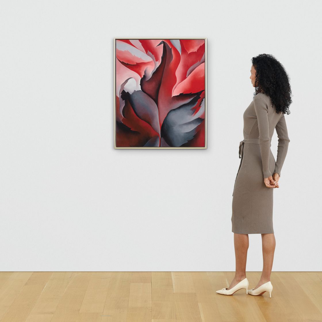 Georgia O’Keeffe — Красный клен на озере Джордж, изображение 5