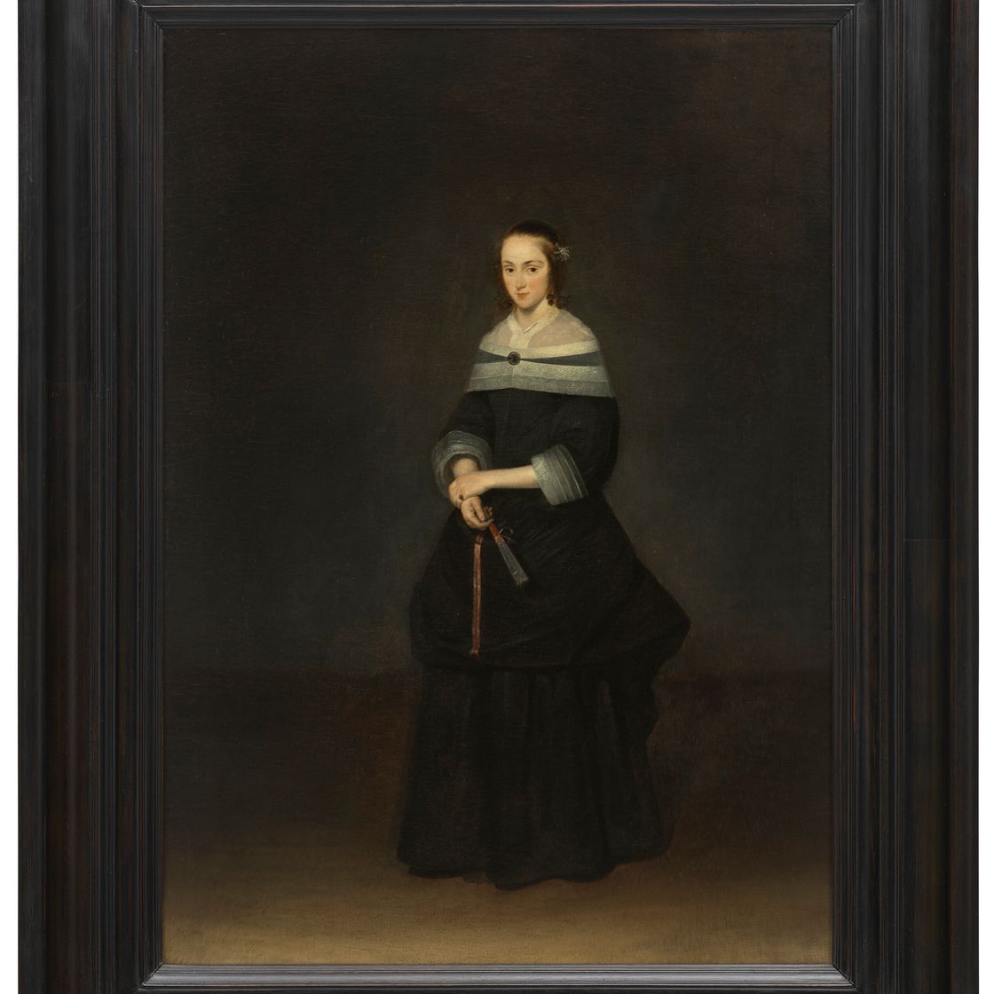 Gérard — Портрет Джоанны Квадакер Баньер (1640-1672), стоящей в полный рост, изображение 2