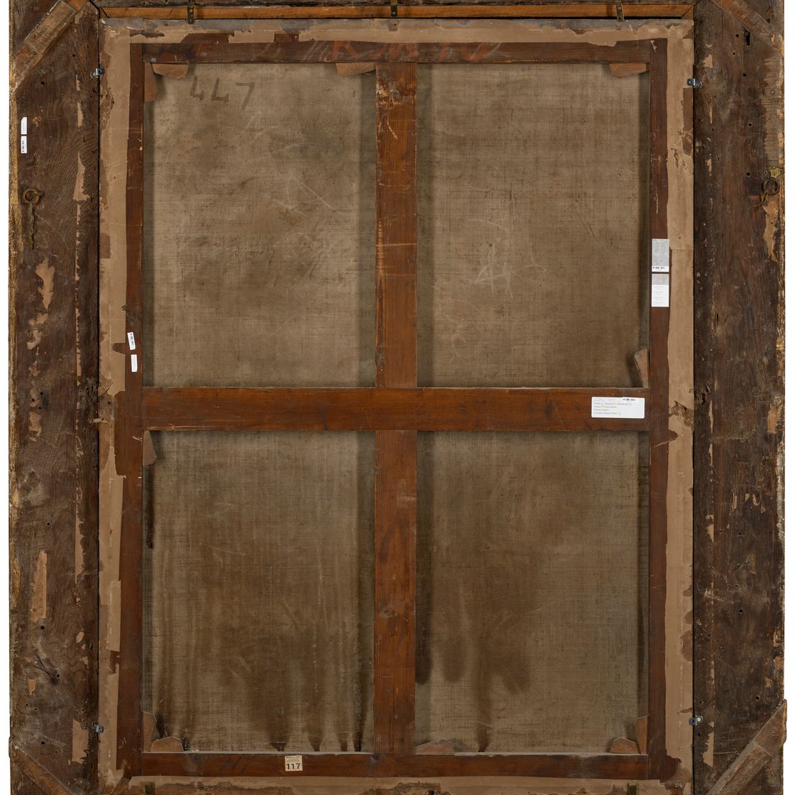 Gérard — Портрет Наполеона Бонапарта (1769-1821), императора Франции, в три четверти роста, в коронационном облачении, изображение 3