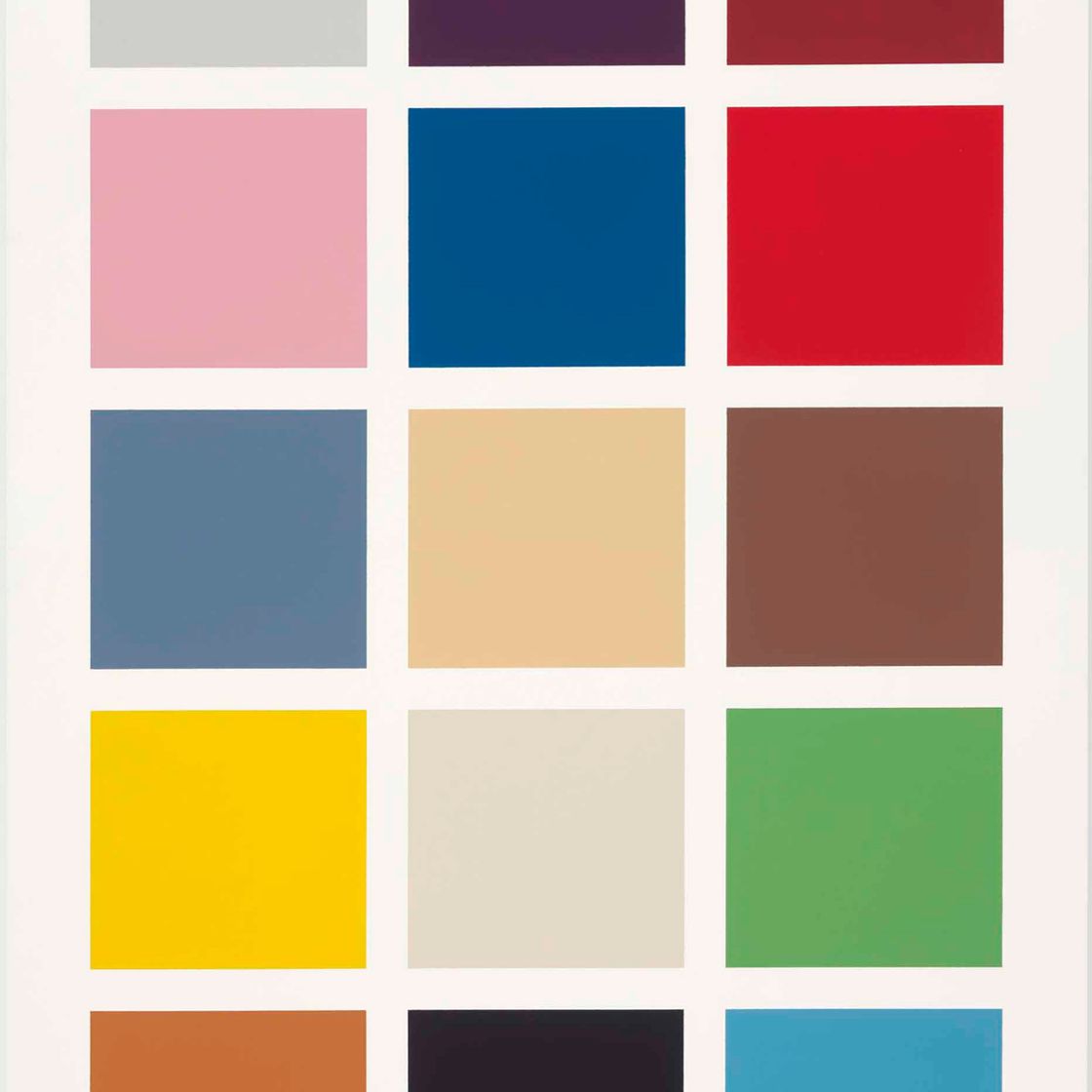 Gerhard Richter — Мебельный завод (пятнадцать цветов)