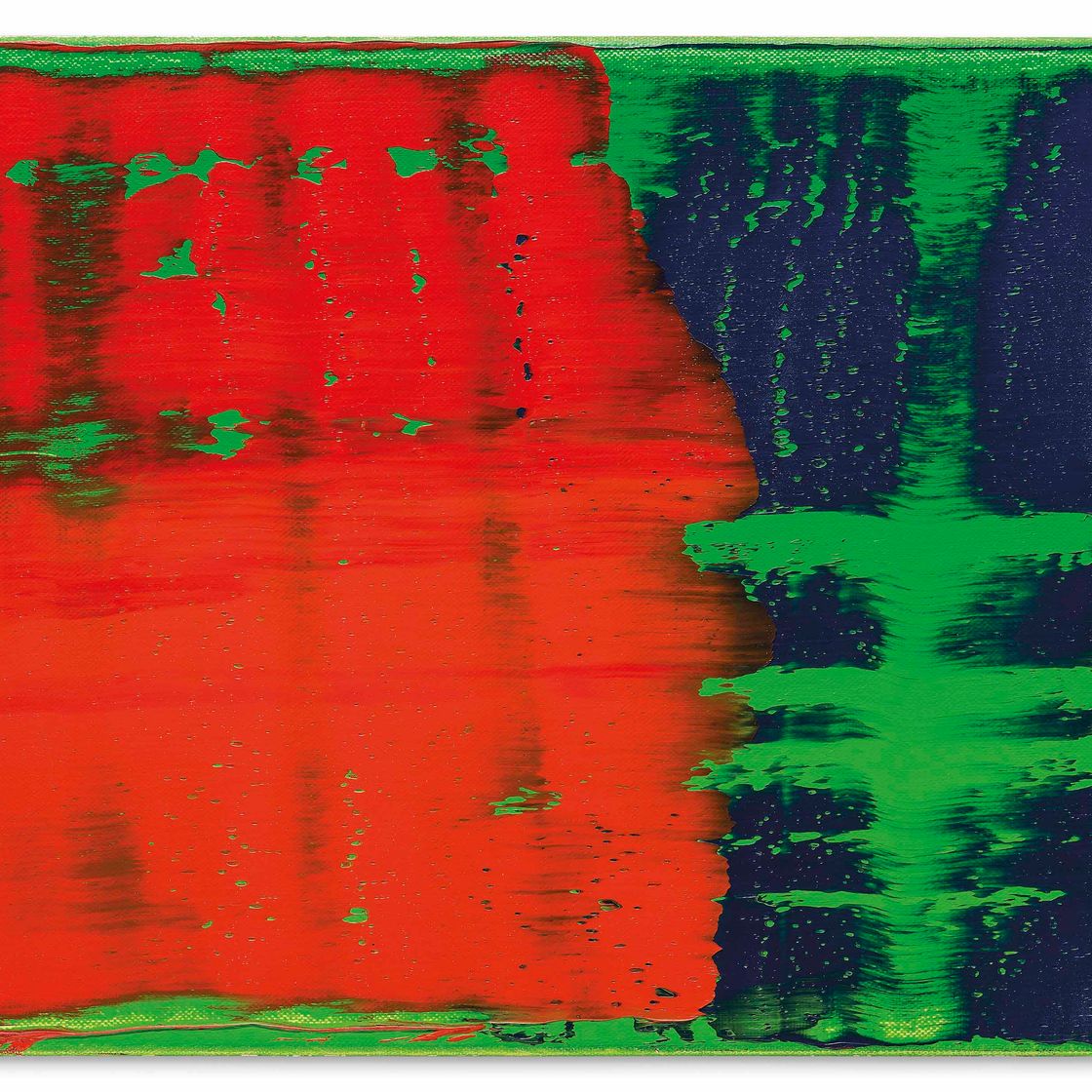 Gerhard Richter — Грюн-Блау-Рот (для паркета 35) ((Зелено-сине-красный) для паркета 35)