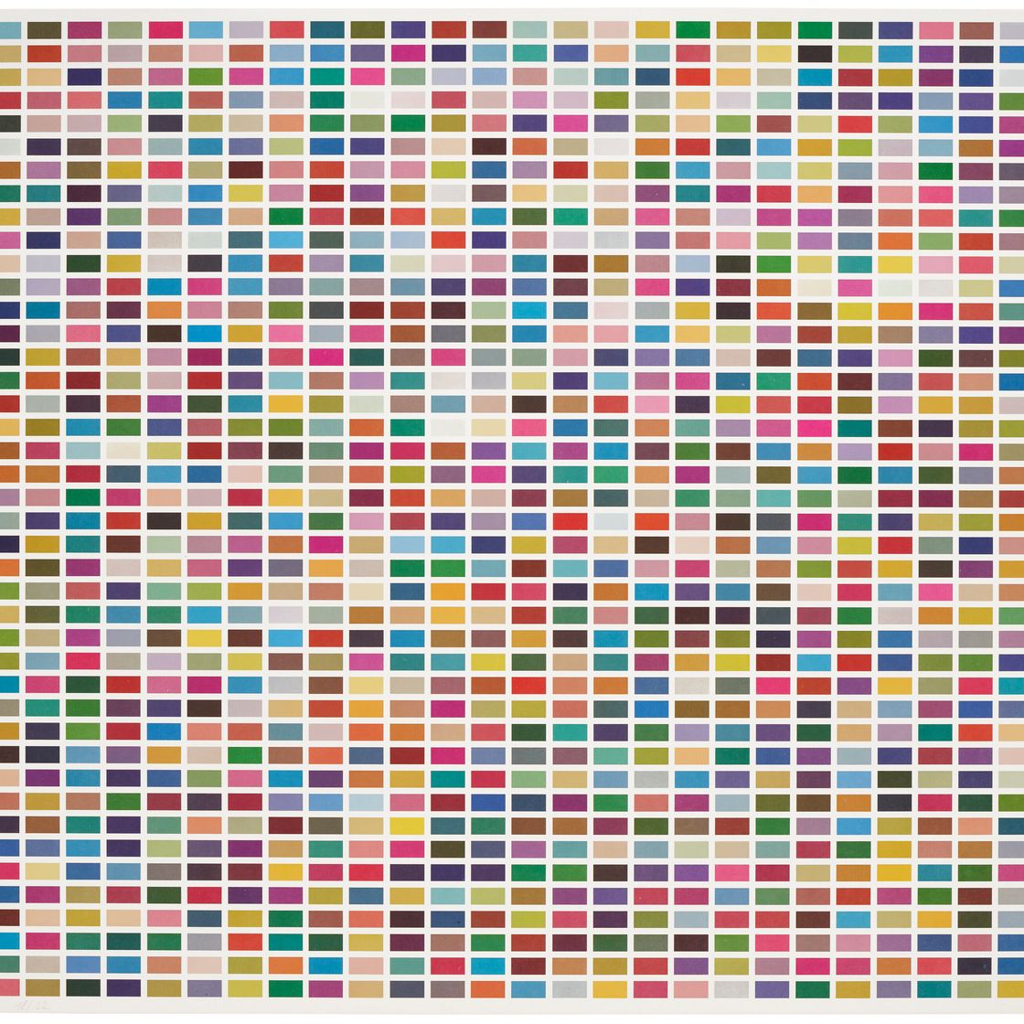 Gerhard Richter — Фермфельдер: 6 Анорднунген из 1260 Фарбен, изображение 2