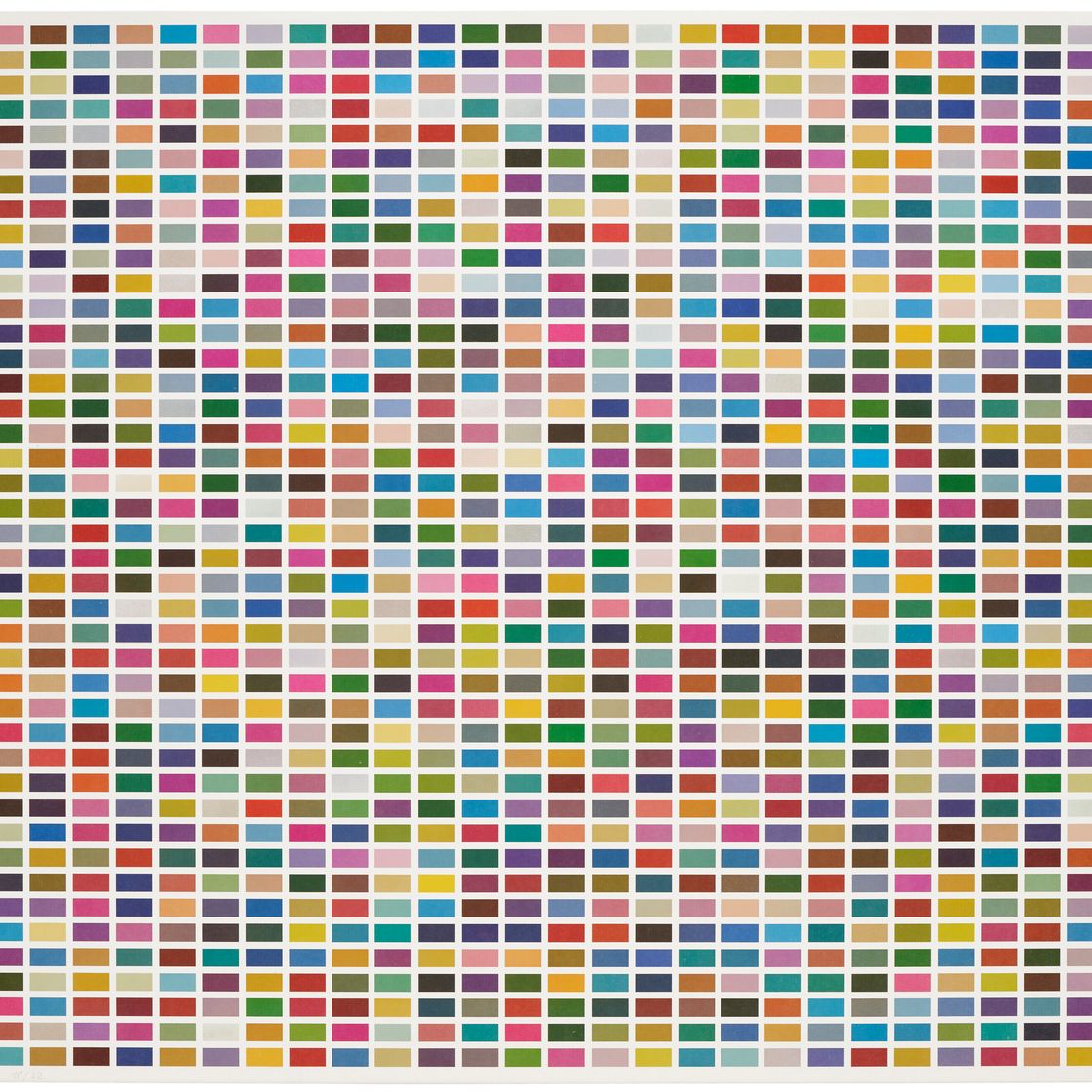 Gerhard Richter — Фермфельдер: 6 Анорднунген из 1260 Фарбен, изображение 3