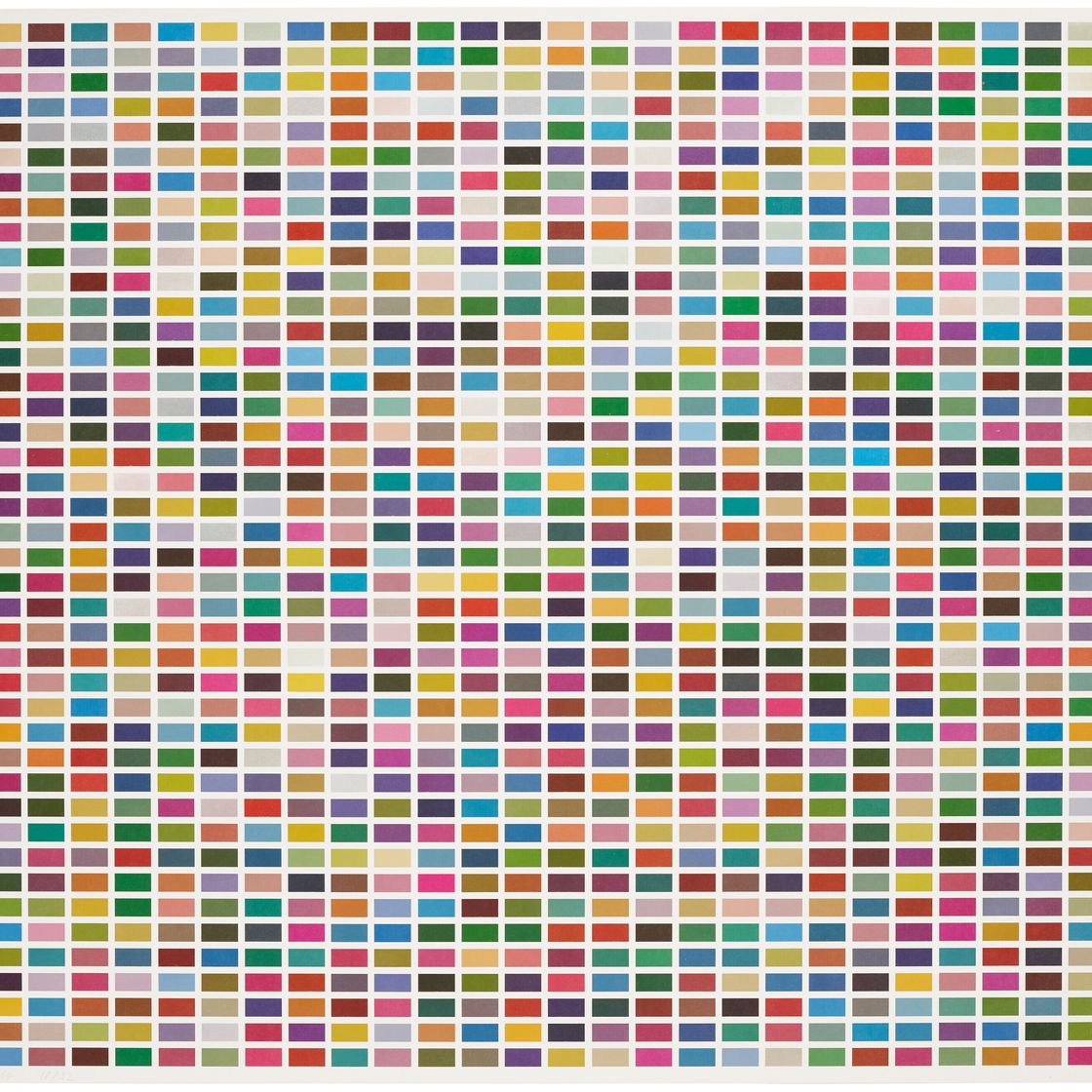 Gerhard Richter — Фермфельдер: 6 Анорднунген из 1260 Фарбен, изображение 4