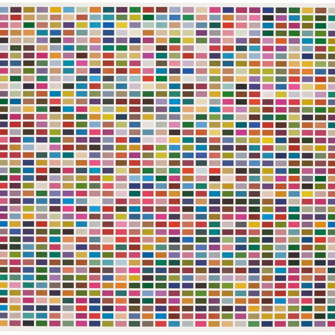 Gerhard Richter — Фермфельдер: 6 Анорднунген из 1260 Фарбен, изображение 5