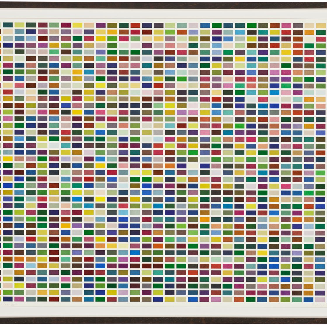 Gerhard Richter — Фарбфельдер. 6 Анорднунген, 1260 Фарбен-ф (Блау-Рот-Гельб)., изображение 2
