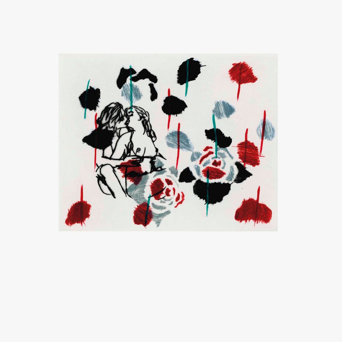 Ghada Amer — Портфолио без названия : две гравюры