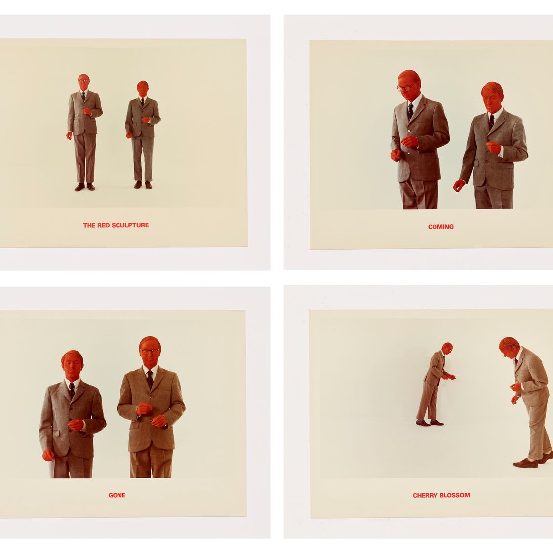 Gilbert & George — Альбом красных скульптур