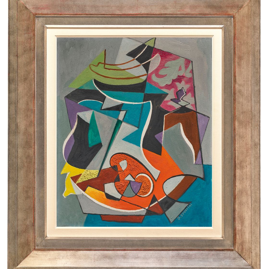 Gino Severini — Апельсины и бананы, изображение 4