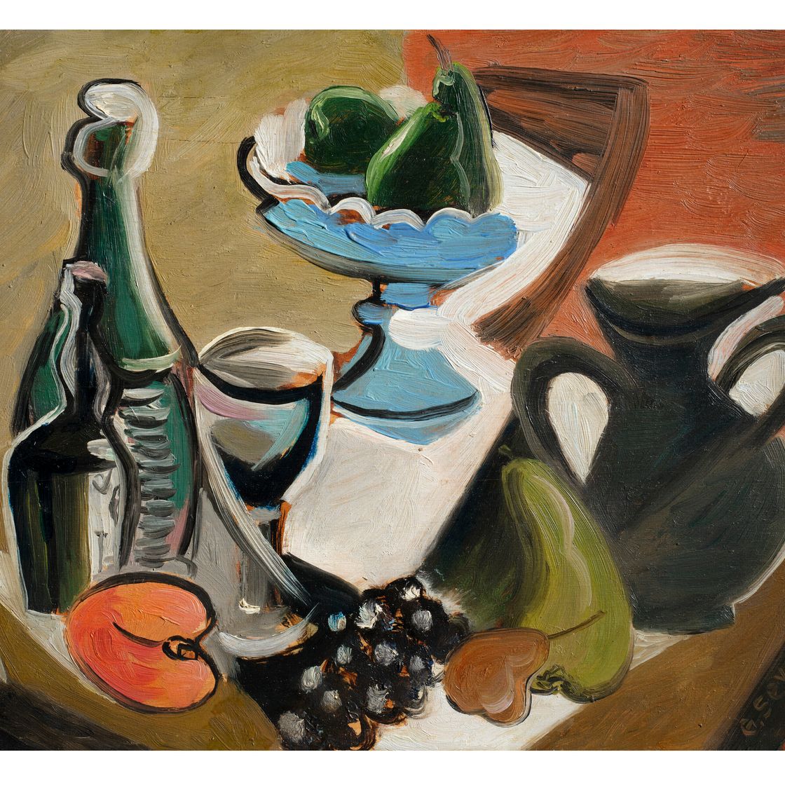 Gino Severini — Природа смерти среди людей и в прошлом