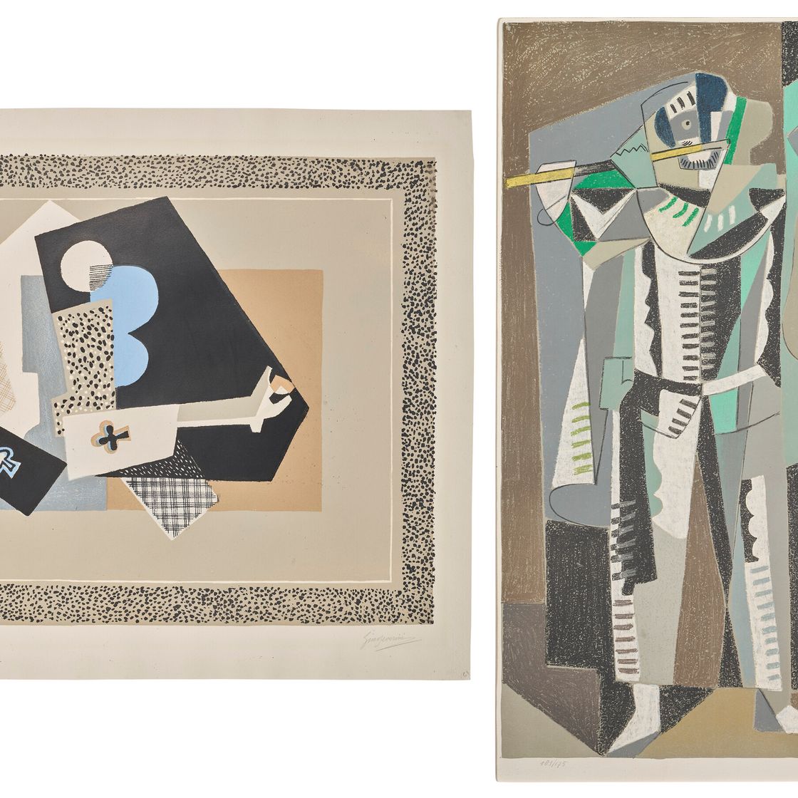 Gino Severini — Две гравюры художника