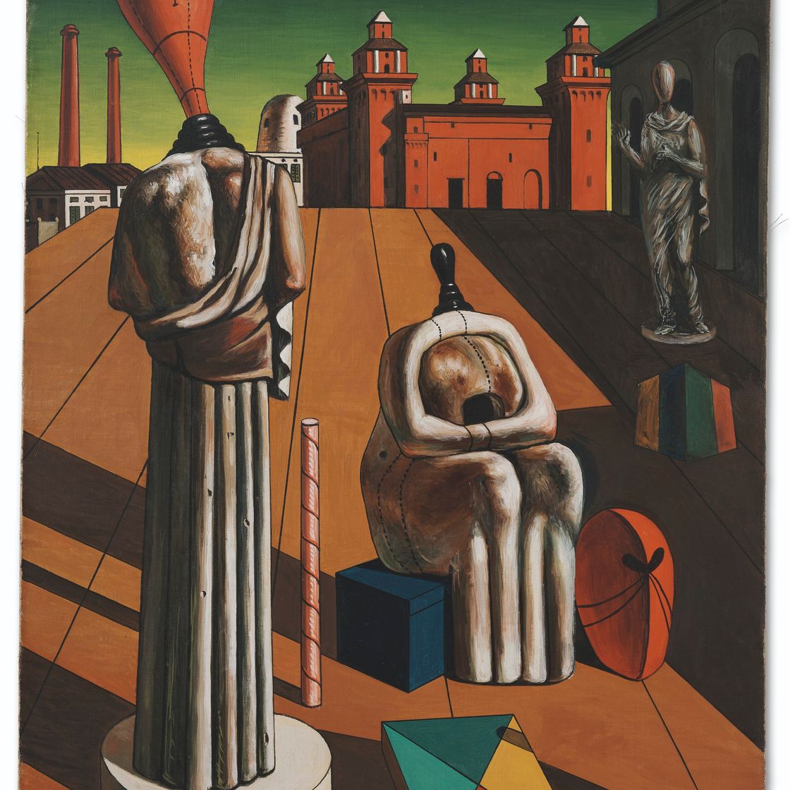 Giorgio de Chirico — Le Muse Inquietanti (Беспокойные музы), изображение 1