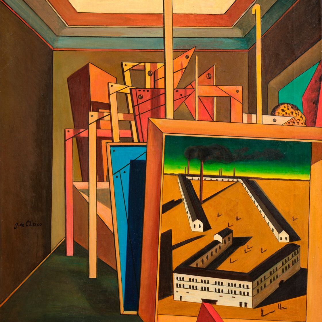 Giorgio de Chirico — Международная метафизика в офисе, изображение 1