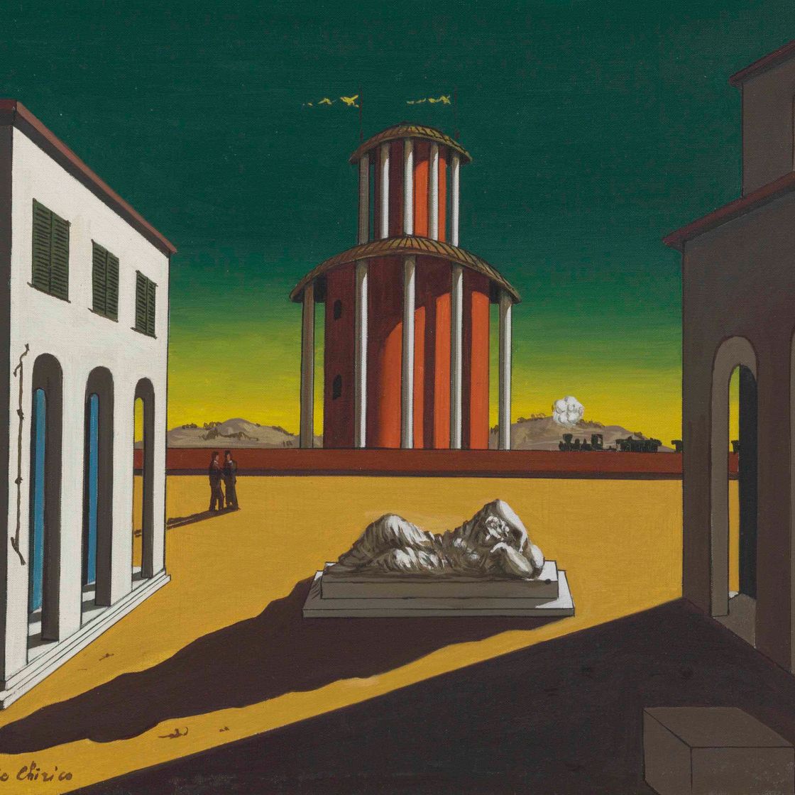 Giorgio de Chirico — Площадь Италии против Арианны