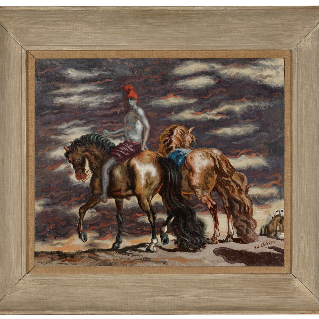 Giorgio de Chirico — Кавалло и кавалерша Фриджио, изображение 3