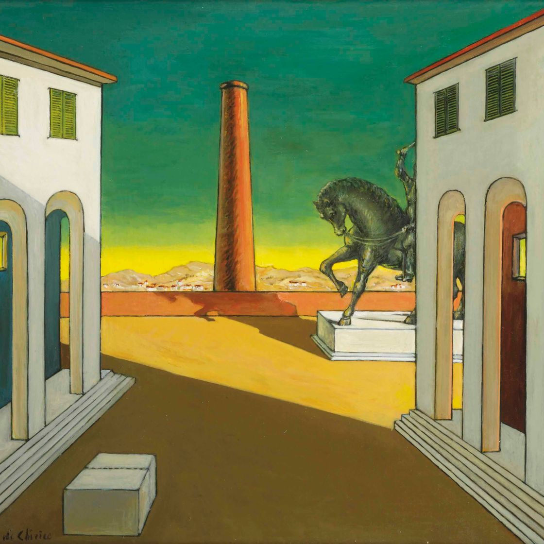 Giorgio de Chirico — Площадь Италии в Кавалло
