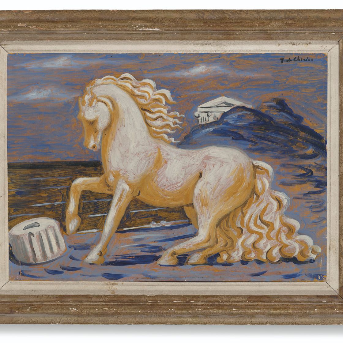 Giorgio de Chirico — Кавалло бьянко, изображение 2