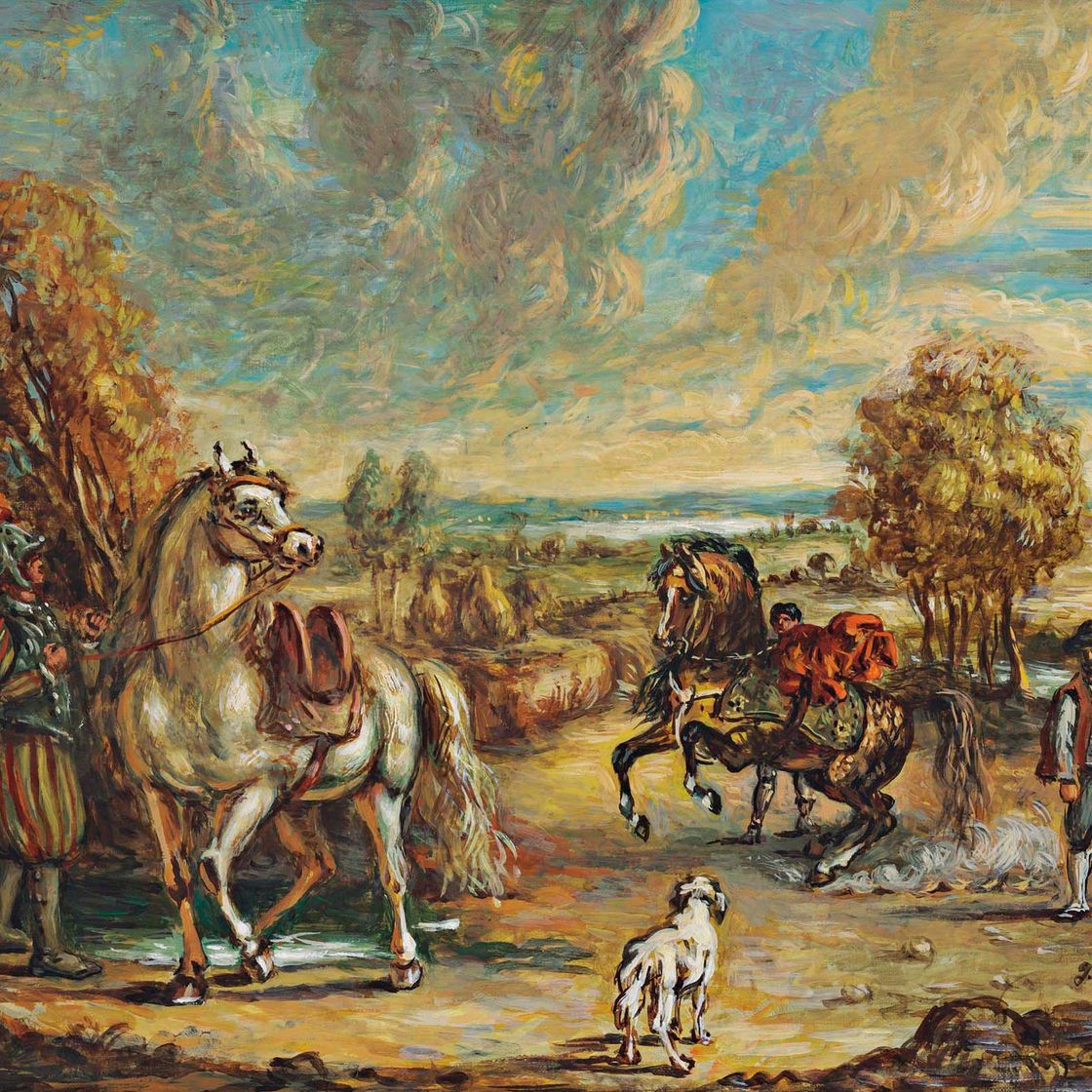 Giorgio de Chirico — Кавальери в пустыне