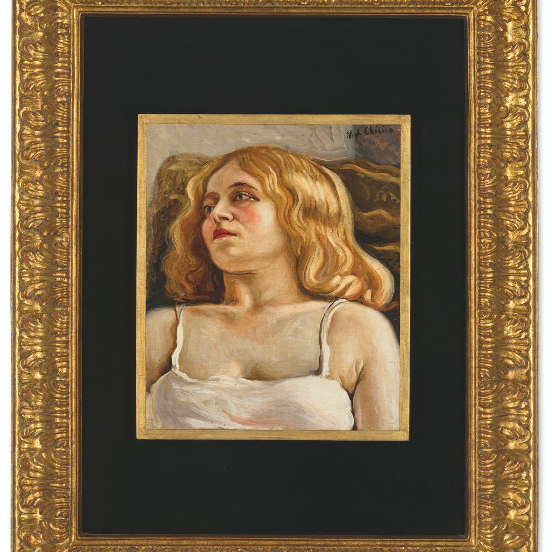 Giorgio de Chirico — Бусто ди Донна в ответном ударе, изображение 3