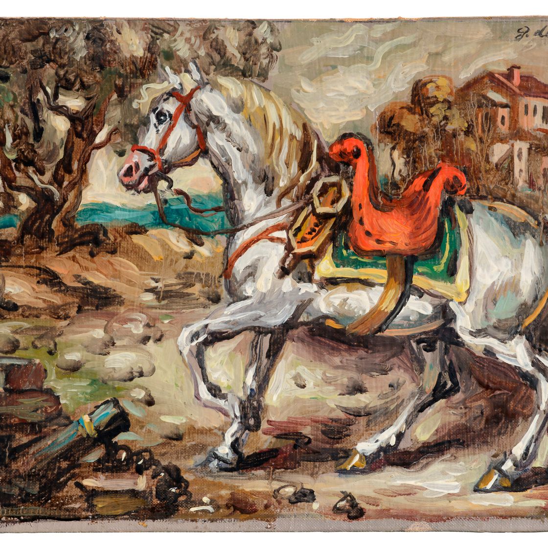 Giorgio de Chirico — Кавалло в "ун паэсе"